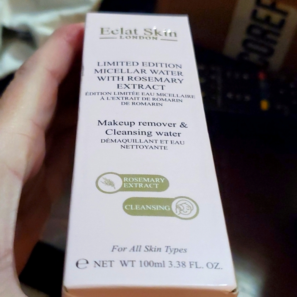 NEW Eclat Skin Limited Edition Micellar Water with Rosemary Extract NIB NEW IN